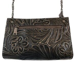 Patricia Nash Tooled Leather Cross body Shoulder Bag Purse